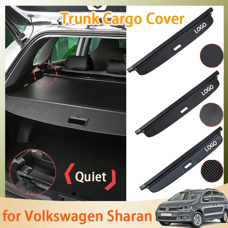 

Car Trunk Curtain Mat for Volkswagen VW Sharan 7N 2011~2022 2016 2015 2013 2012 Accessorie Rear Curtain Retractable Anti-peeping