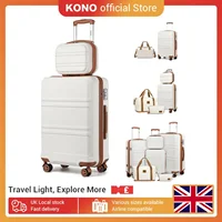 KONO 2/4/6-piece beauty case box cosmetics case hand luggage toilet bag travel bag luggage set large-scale Trolley Case