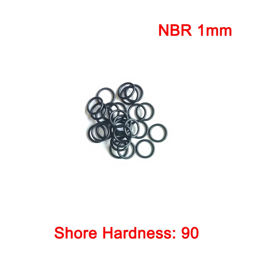 

Shore Hardness 90 Degree Thickness 1mm NBR Rubber O-Rings Seal Nitrile Butadiene Rubber Washers Sealing Sizes Can Customized