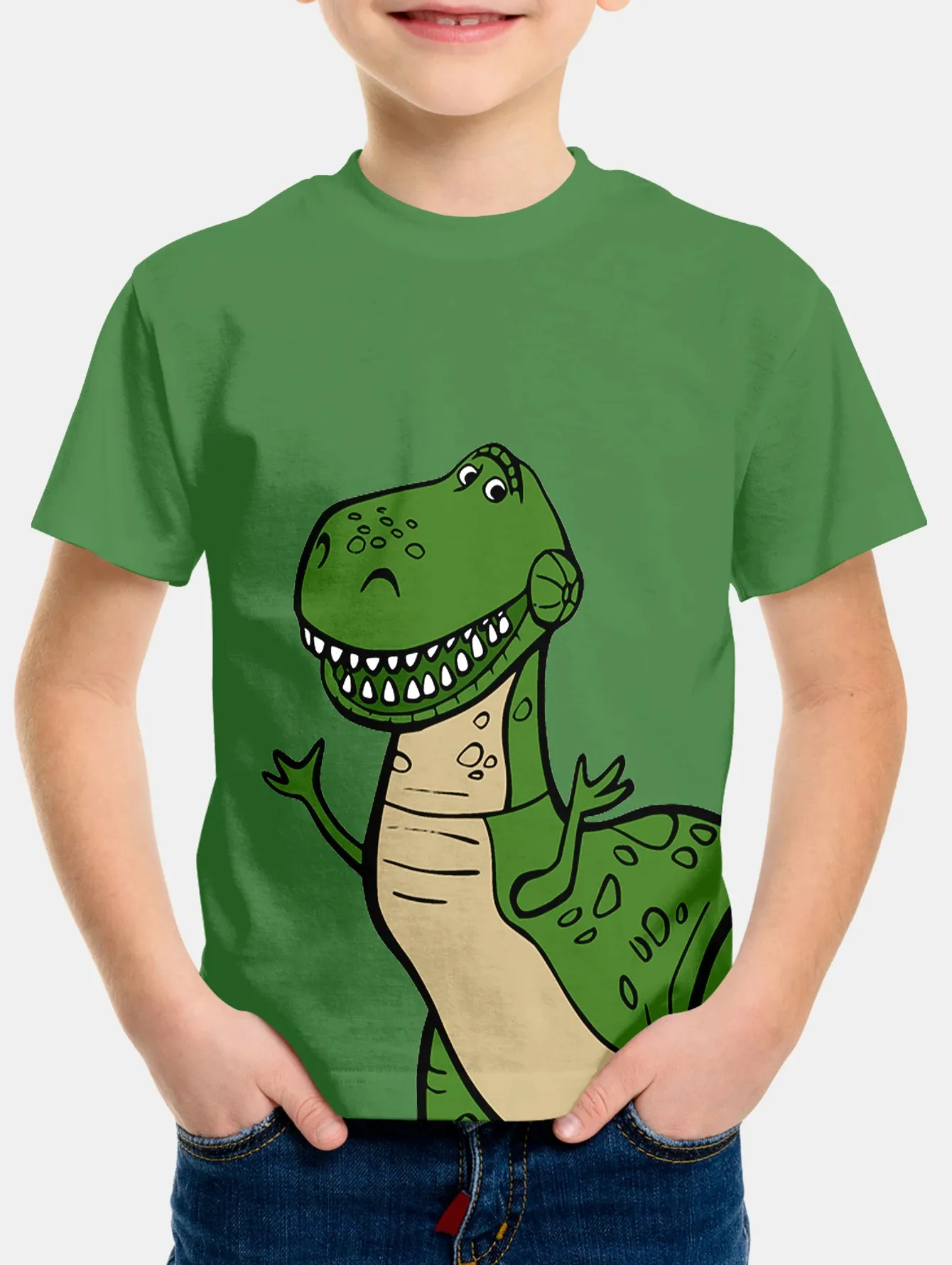 2024 Kids Clothes Dinosaur Graphic T Shirt for Children 3d Printed Tee Shirts Funny Children's Clothing T-Shirt Cool Design Tops