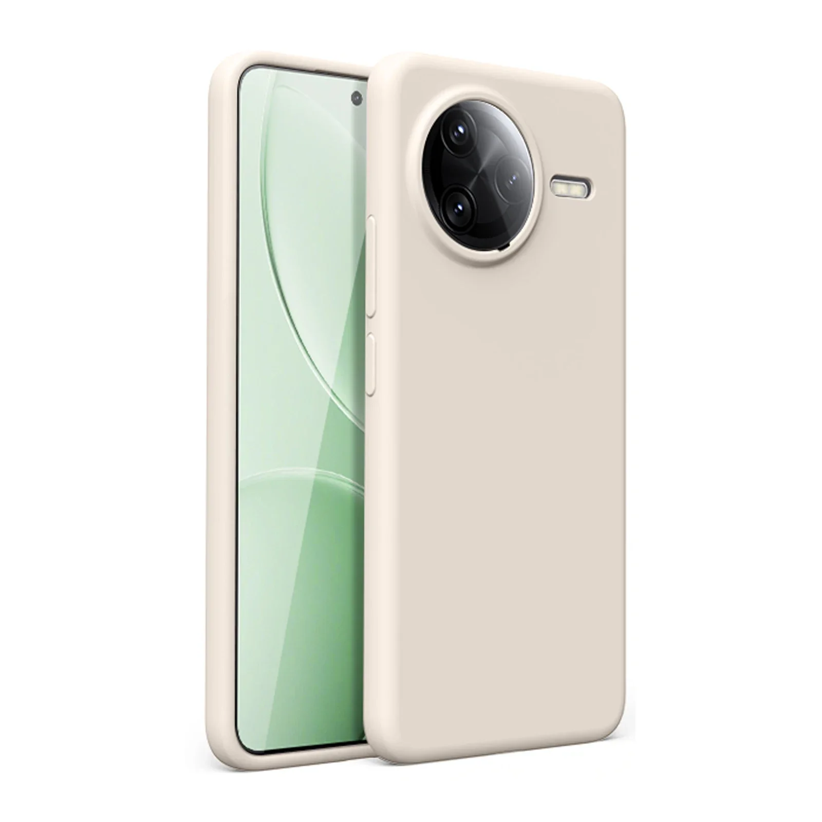 Liquid Silicone Shockproof Case with Microfiber Lining - Smooth, Slim, and Colorful Cover