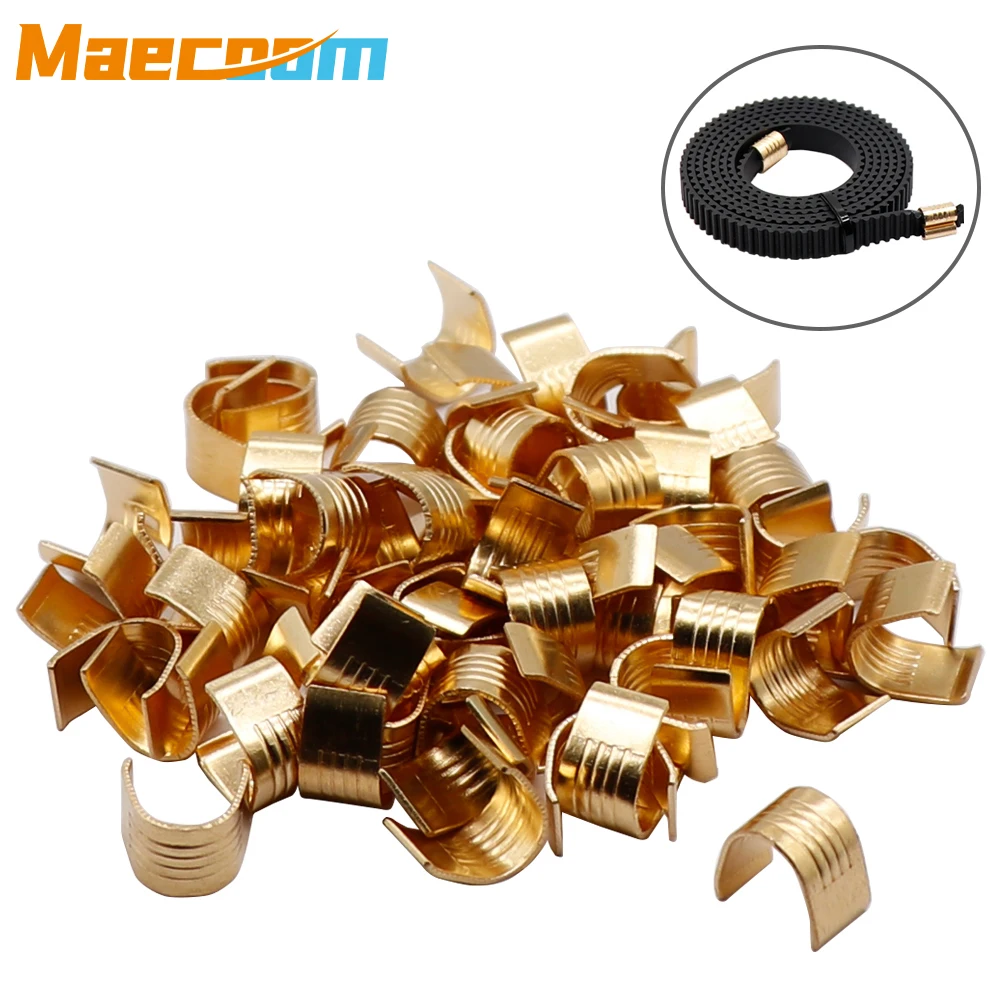 GT2 Timing Belt Copper Buckle Black Open Timing Rubber Belt X Y Axis 3D Printer Parts Width 6mm for Ender3 Ender5 CR10 20pcs