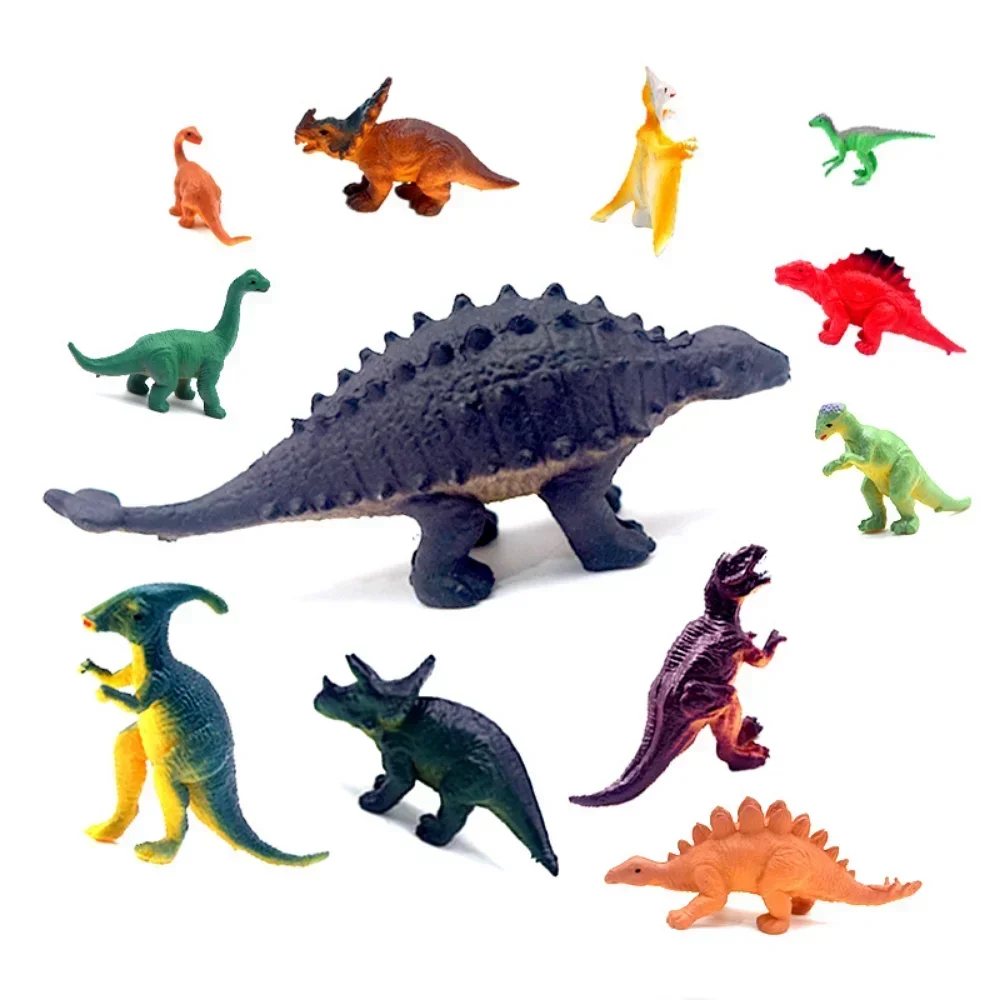 

2inches Dinosaur Jurassic Dinosaur Model Toy Skeleton Tyrannosaurus Rex Pachycephalus Children's Toy Christmas Gifts for Boys