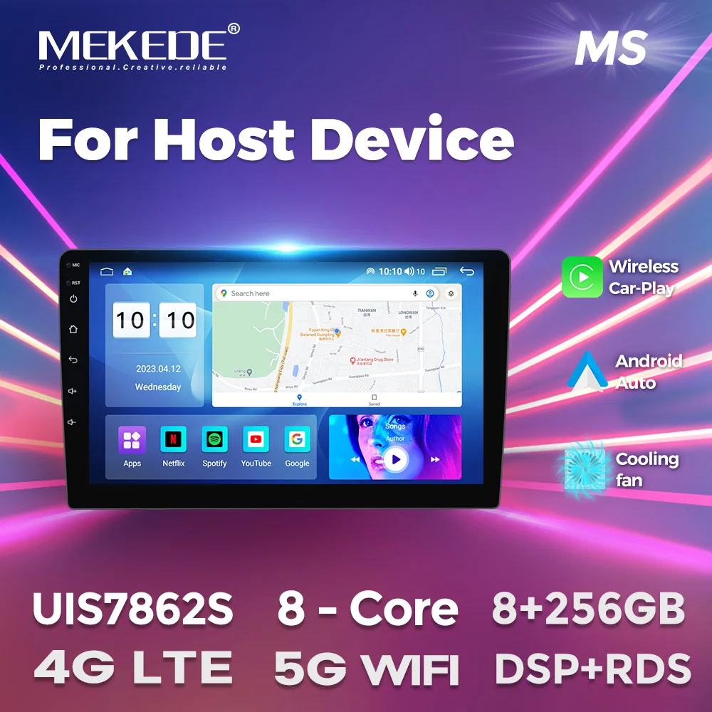 MEKEDE nowy System Android 7862 8 rdzeniowy samochodowe Multimedia DSP dla VW Toyota uniwersalny Autoradio z Carplay RDS GPS BT 4G LTE 5G Wifi