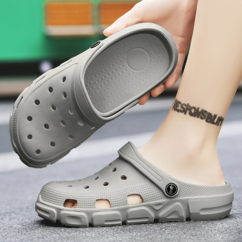 2023 Men's Sandals Summer Slippers EVA Light Casual Comfortable Sandals Unisex Outdoor Beach Slippers Breathable