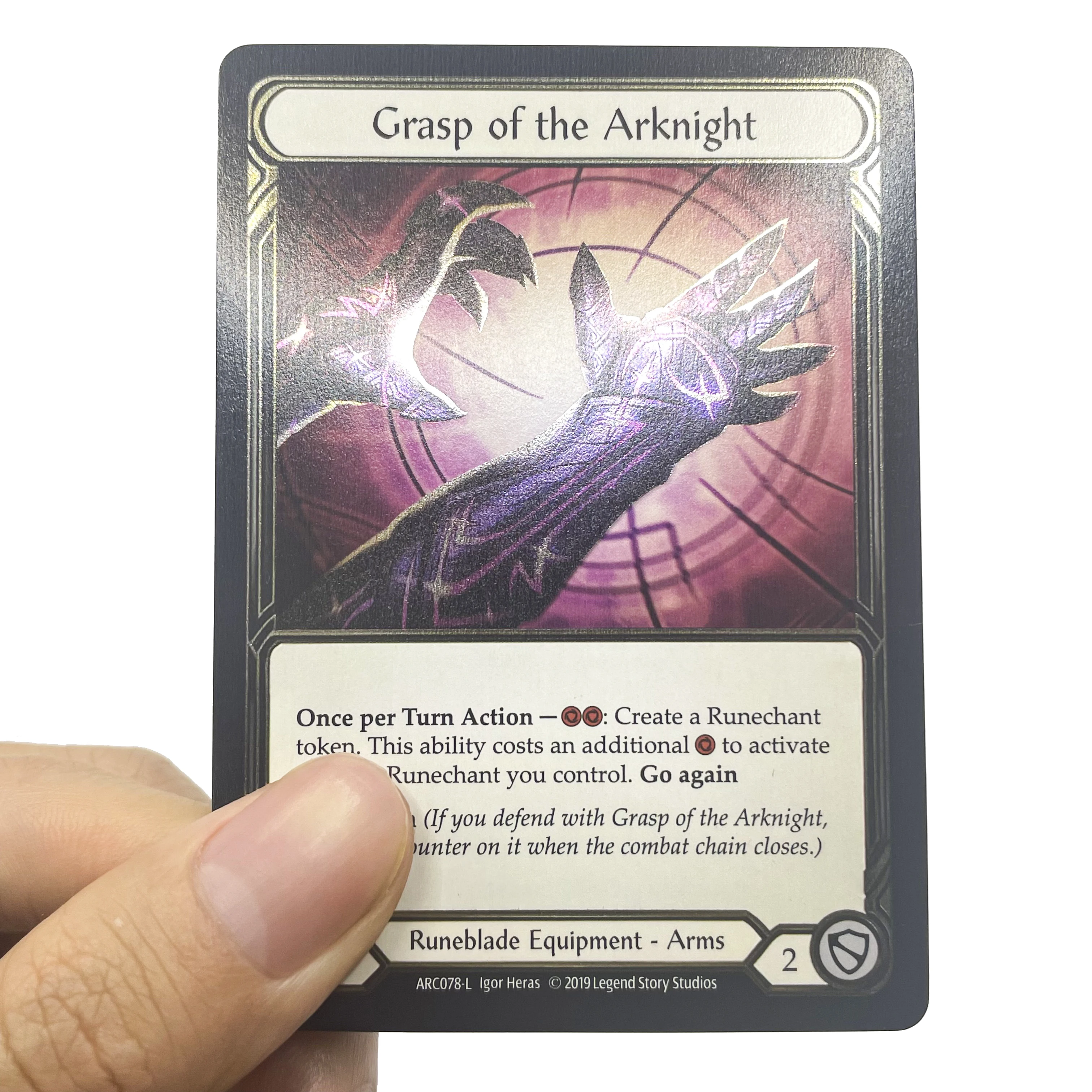 FAB Proxy Card Cold Foil Collection Cards Command and Conquer