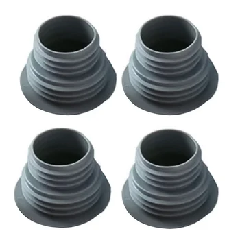 4 pezzi tubo di scarico tubo tappo in Silicone anello di tenuta per fognatura tappo in Silicone per lavatrice per tubo di drenaggio accessori per aspirapolvere 1