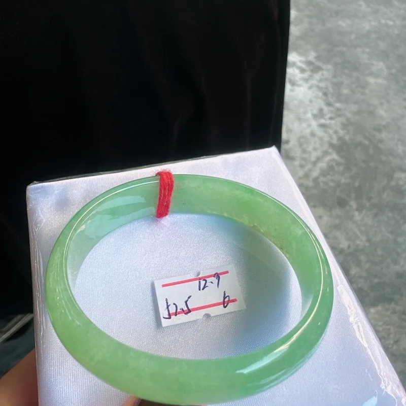 Myanmar Natural Emerald A Jade Bracciali Braccialetto Di Concubina Imperiale Verde Volante Simile Al Ghiaccio All'Ingrosso