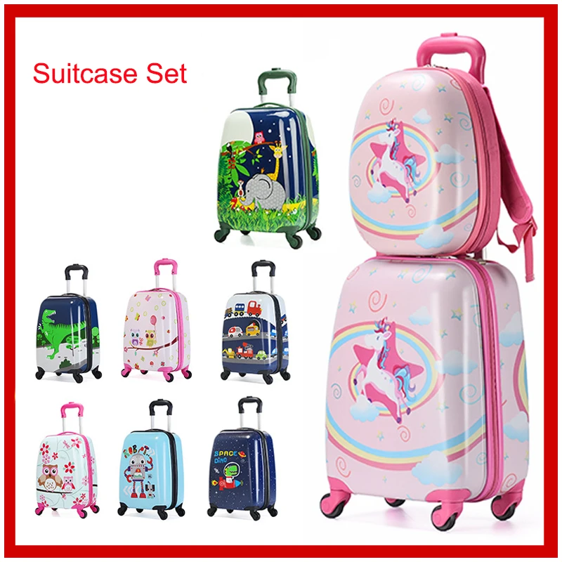 dinosaur luggage set