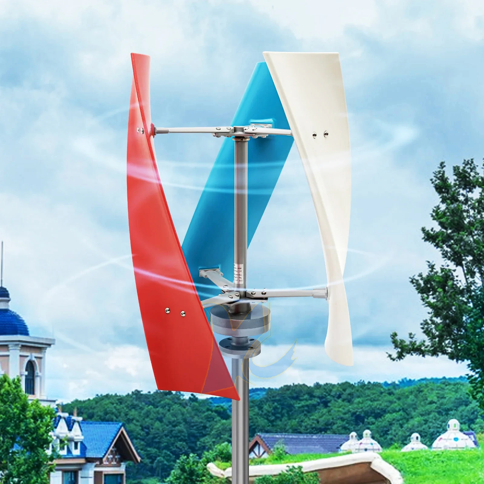 Home Farm 10KW Vertical axis Wind Power Turbine Generator 3000W 5000W 10000W 12V 24V Wind Energy Windmill With MPPT Controller