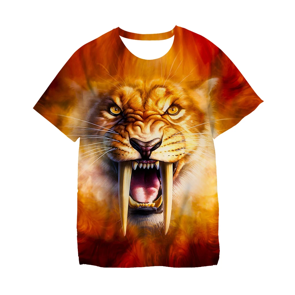 Leeuw Kinder shirts Meisjes Kleding Jongens Dier Kinderen 3D T shirt Kids Mooie Katten Grappige Baby Shirts Tops 2022 Hot Verkoop| | - AliExpress