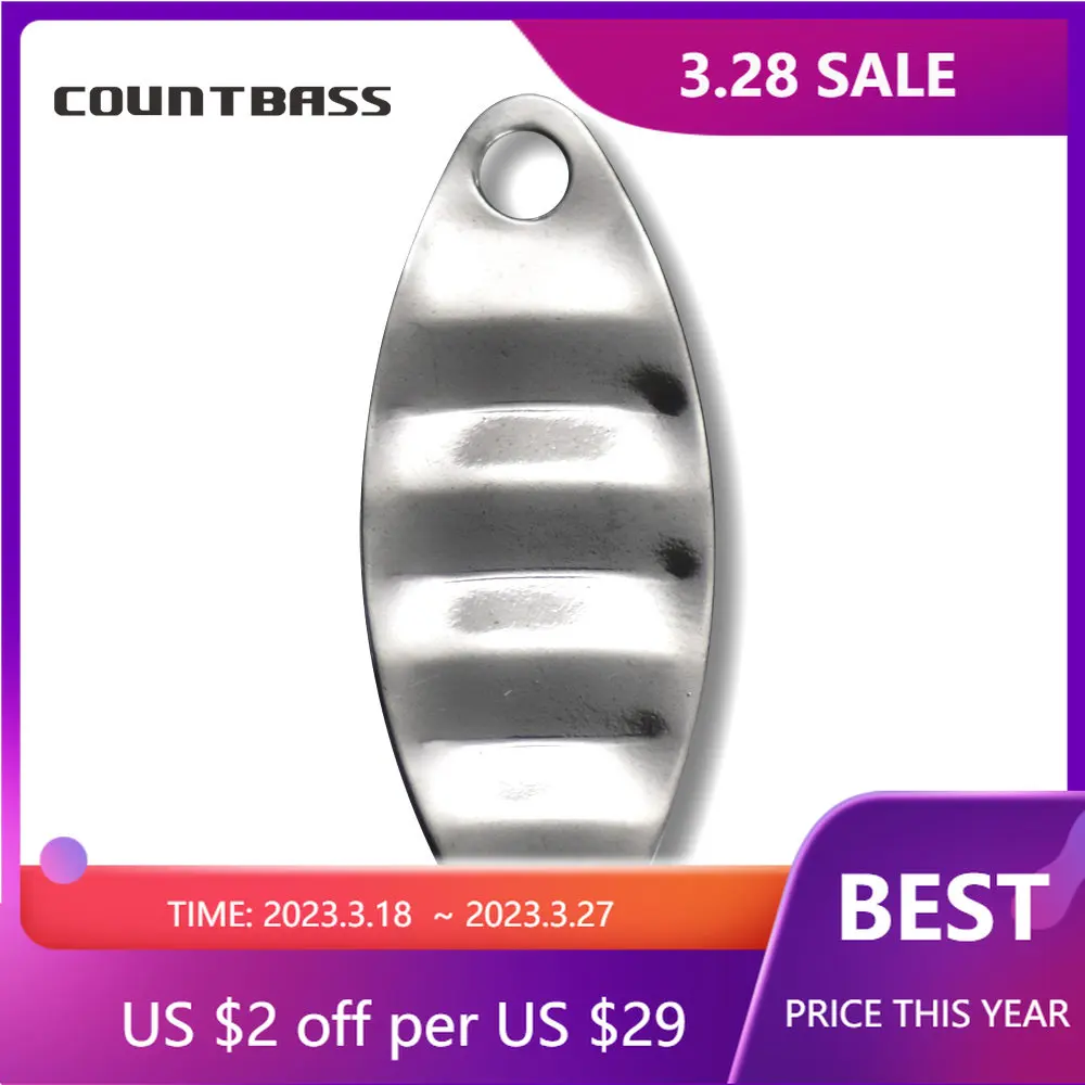 Spinner Blade Lure Fishing Steel Ripple Spinner Blades Steel