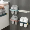 Bathroom Slipper Shelf No Punching Wall Mounted One Piece Shoe Rack Space Saving Shelf Bathroom Hanging Bathroom Slipper Shelf No Punching Wall Mounted One Piece Shoe Rack Space Saving Shelf Bathroom Hanging