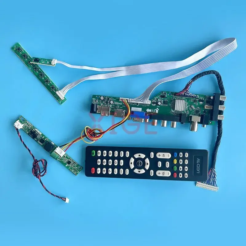 

For LM270WF2 LM270WF5 LM270WF6 LM270WF7 LCD Driver Board LVDS 30-Pin DVB Digital Signal Screen 1920*1080 Kit USB+DHMI+VGA+AV 27"