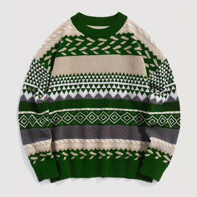 Women Sweater For Christmas Graphics Printed Fashion Crew Neck Pullover Xmas Female Knitting Oversized Casual Jumper Mujer 5