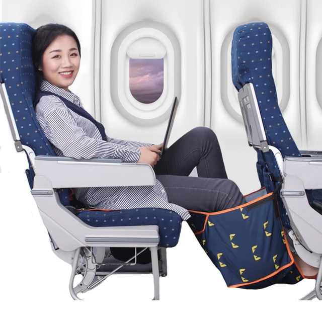 Airplane Foot Rest For Long Flight Inflatable Foot Rest Pillow
