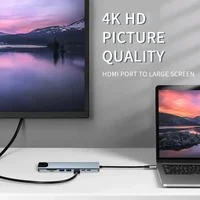 USB C HUB Type C Splitter Thunderbolt 3 Docking Station Laptop Adapter With For Macbook Air M1 iPad Pro 2