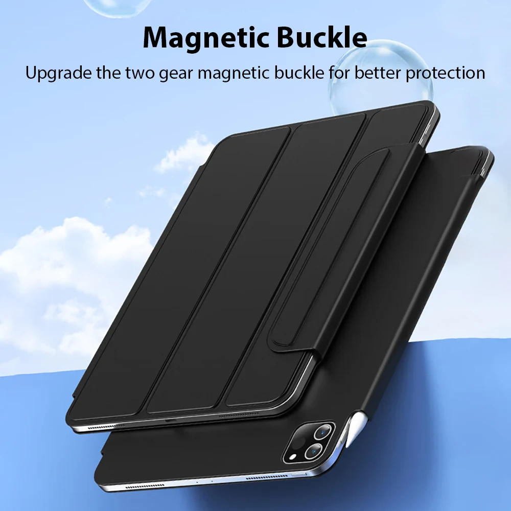 Premium Magnetic Shockproof PU Tablet Case - Enhanced Protection & Versatile Design