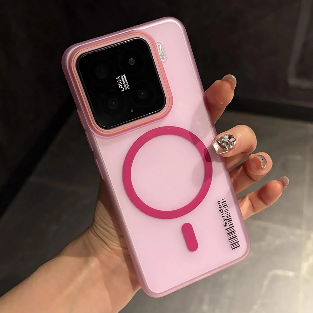 ตัวเลือกสินค้า เคสแม่เหล็กชาร์จไร้สาย Xiaomi 14/13/15 Pro Ultra 14T Pro หรูหรา ป้องกันกระแทก