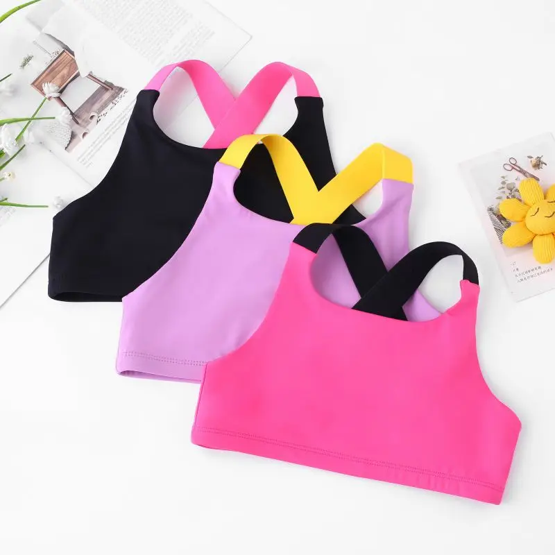 Kids tops Summer Spring Autumn Quick Dry Sports Vest for Kids Girls Outdoor Running Fitness Breathable Camisole