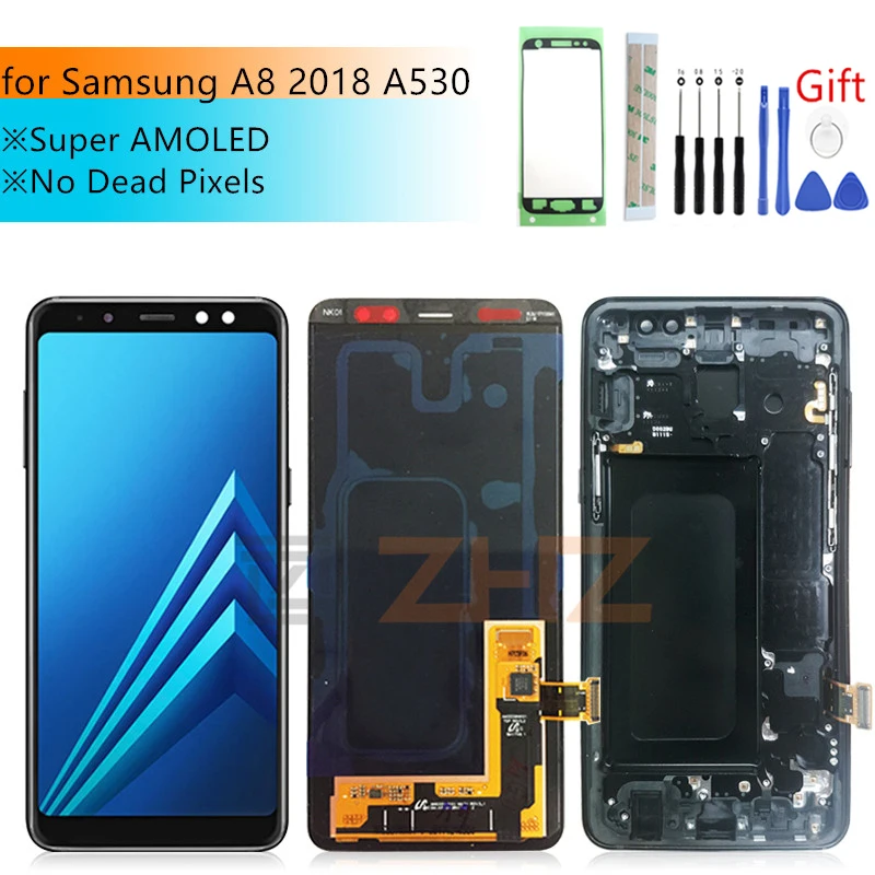 Samsung Galaxy A8 Sm A530f Lcd Screen | Lcd Touch Screen Samsung A8 Sm  A530f - Mobile Phone Lcd Screens - Aliexpress