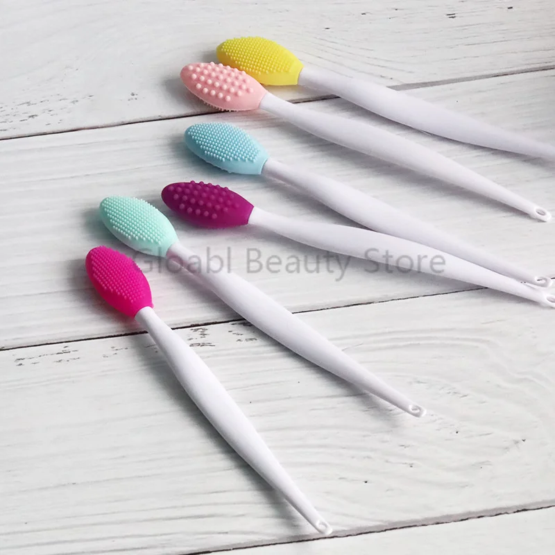 Wash Face Silicone Brush Lip Exfoliating Nose Clean Blackhead Removal