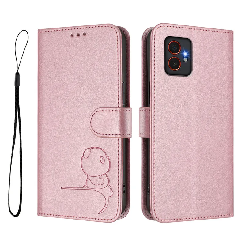 Premium Flip Leather Wallet Case with RFID Protection and Magnetic Stand