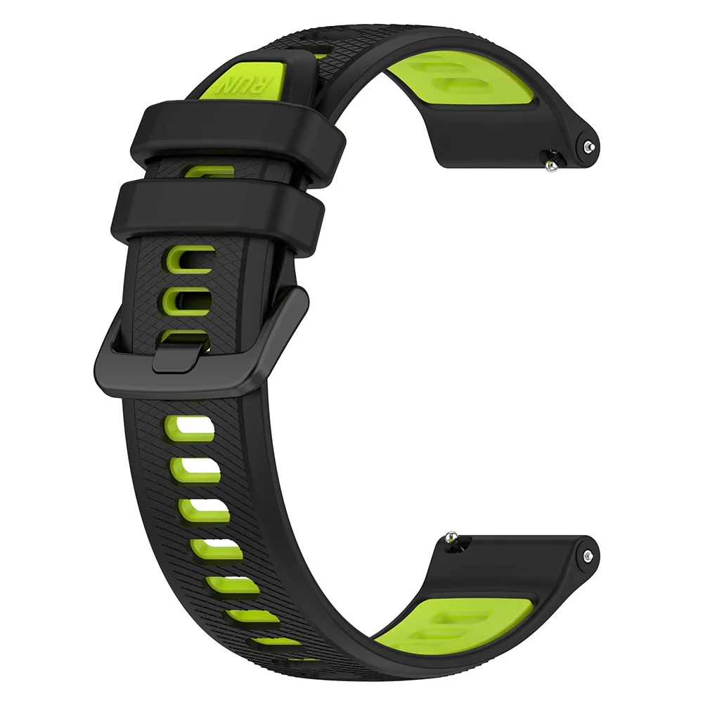 Two-Tone Silicone Watch Strap Replacement - Durable Sport Band
