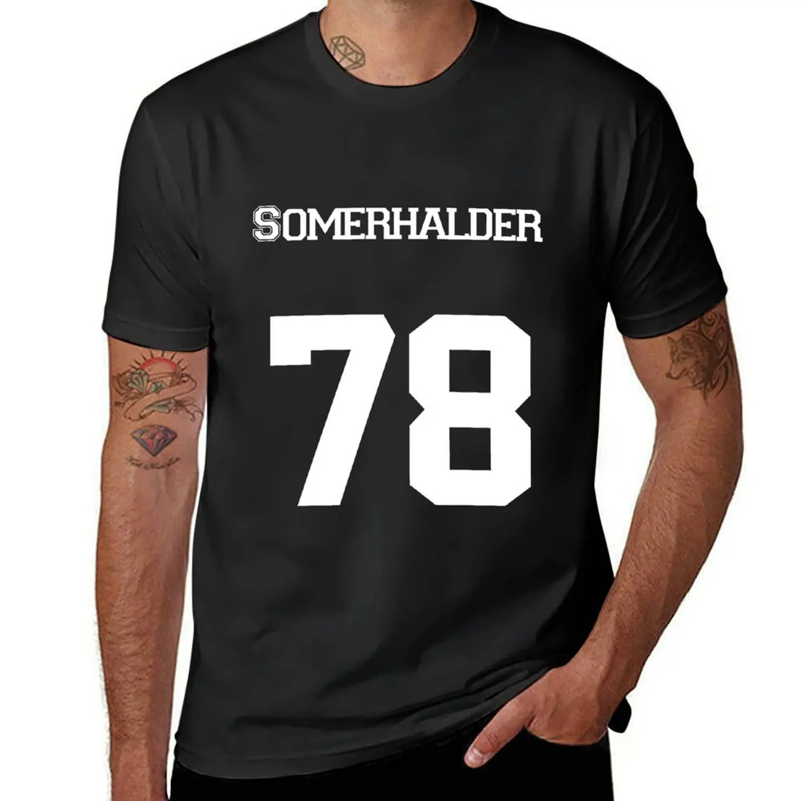 Ian Somerhalder T-Shirt customs design your own cute tops plus sizes mens cotton t shirts
