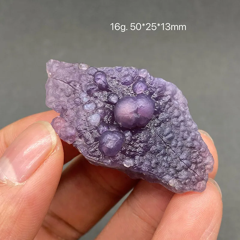 100% Natural Indonesian Purple Prehnite Raw Stone Mineral Specimen Healing Crystal Gemstone Collection