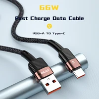 Essager 6A kabel USB typu C dla Huawei P30 P40 Pro 66W szybki przewód ładowania USB-C ładowarka przewód danych dla Samsung S21 ultra S20 Poco 5
