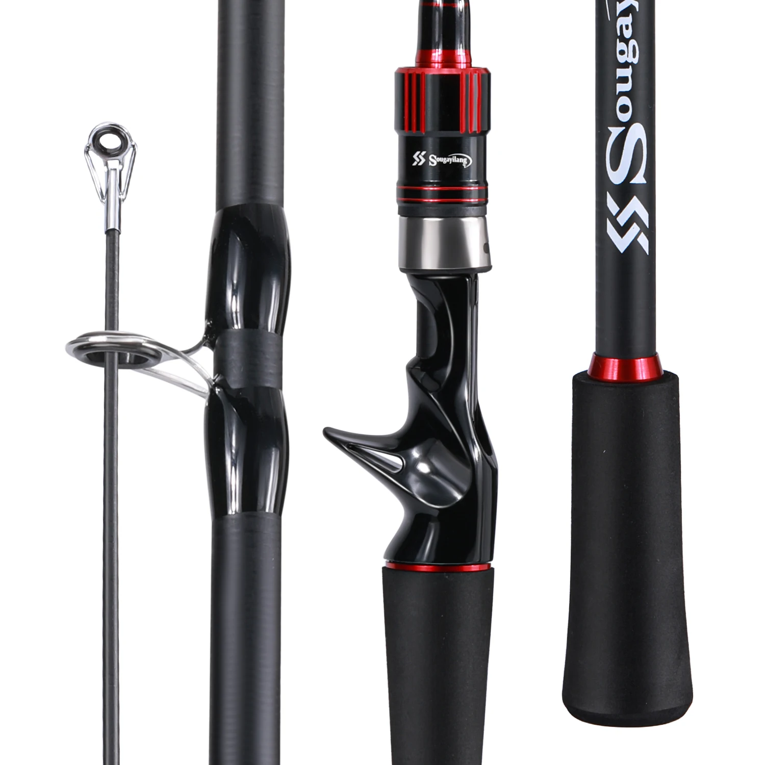 SOUGAYILANG-カーボンファイバースピニングフィッシングロッド,1.8