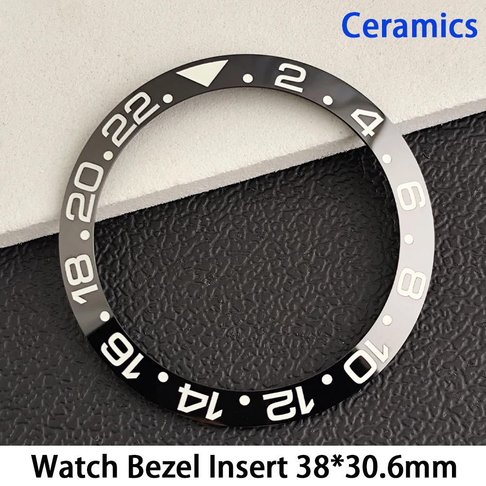Premium 38mm Sloping Aluminum-Ceramic Bezel Insert