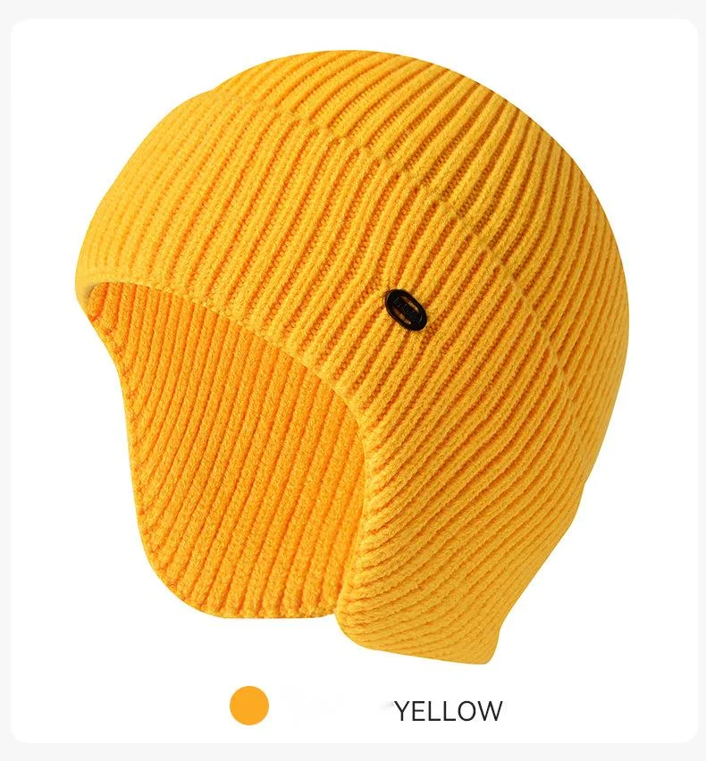 Berretto in maglia con protezione per le orecchie uomo e donna_voghion.com