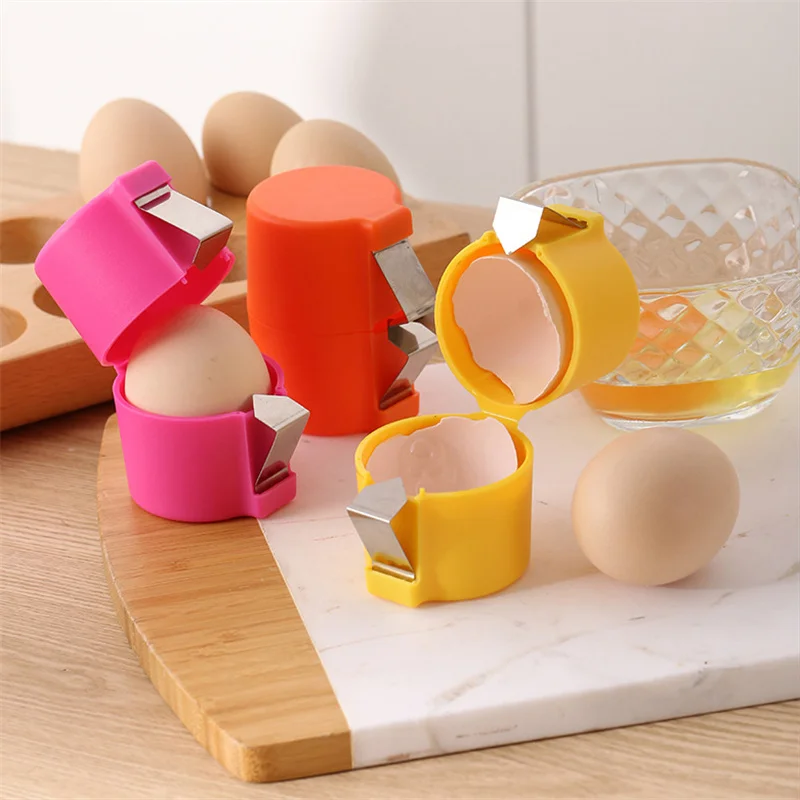 Egg Cutter Eggshell Separator Handheld Eggshell Opener Kitchen Baking Tools Egg Cutting Portable Egg Cracking For Home Kitchen