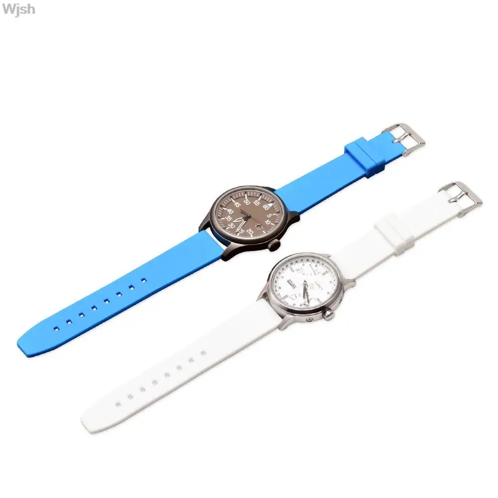 Silicone Sport Waterproof Watch Band - Soft Rubber Wrist Strap Bracelet Accessories