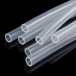 Flexible Food Grade Silicone Tube - Soft Nontoxic Rubber Hose for Drinking and Water Connection (5M) (Transparent)
