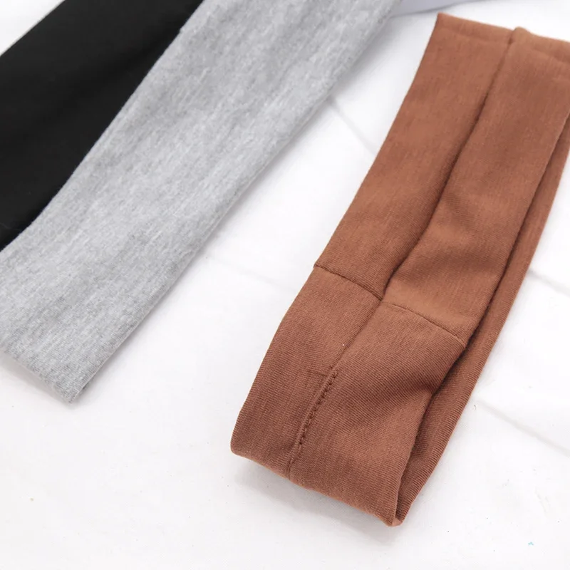 3PCS Elastic Hair Sweatband for Men Women Sport Hairbands Head Band Yoga Headbands Headwear Headwrap Workout Hair Accessories