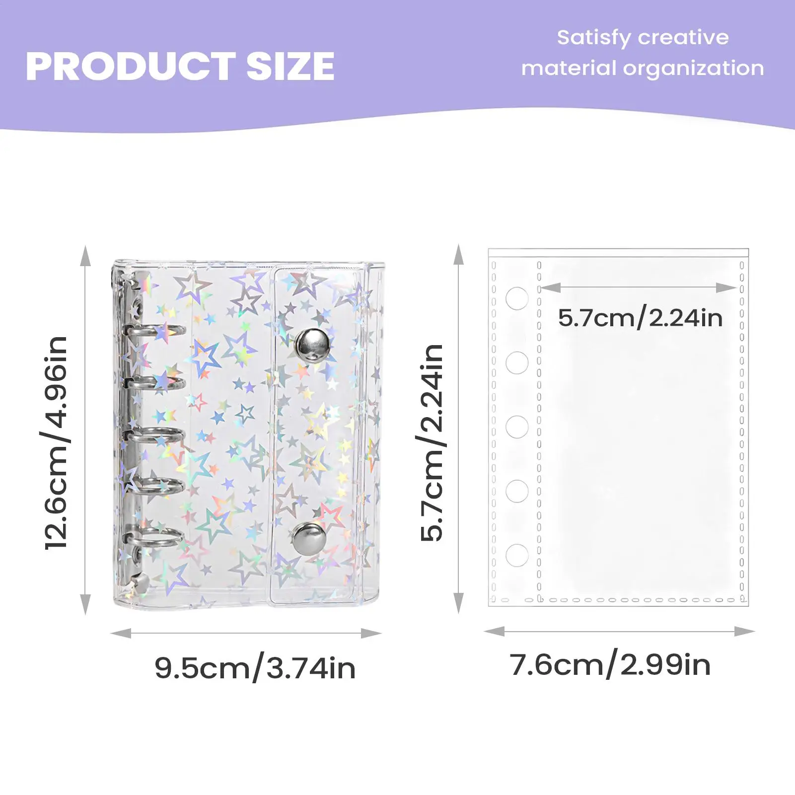 바인더 커버 휴대용 주최자 폴더 가족 학생을위한 사무실 바인더 폴더 교사 학교 통근 야외 실내 여행