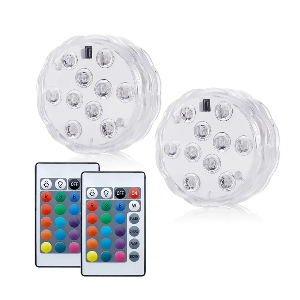 2PCS 10Light 2PCS RC
