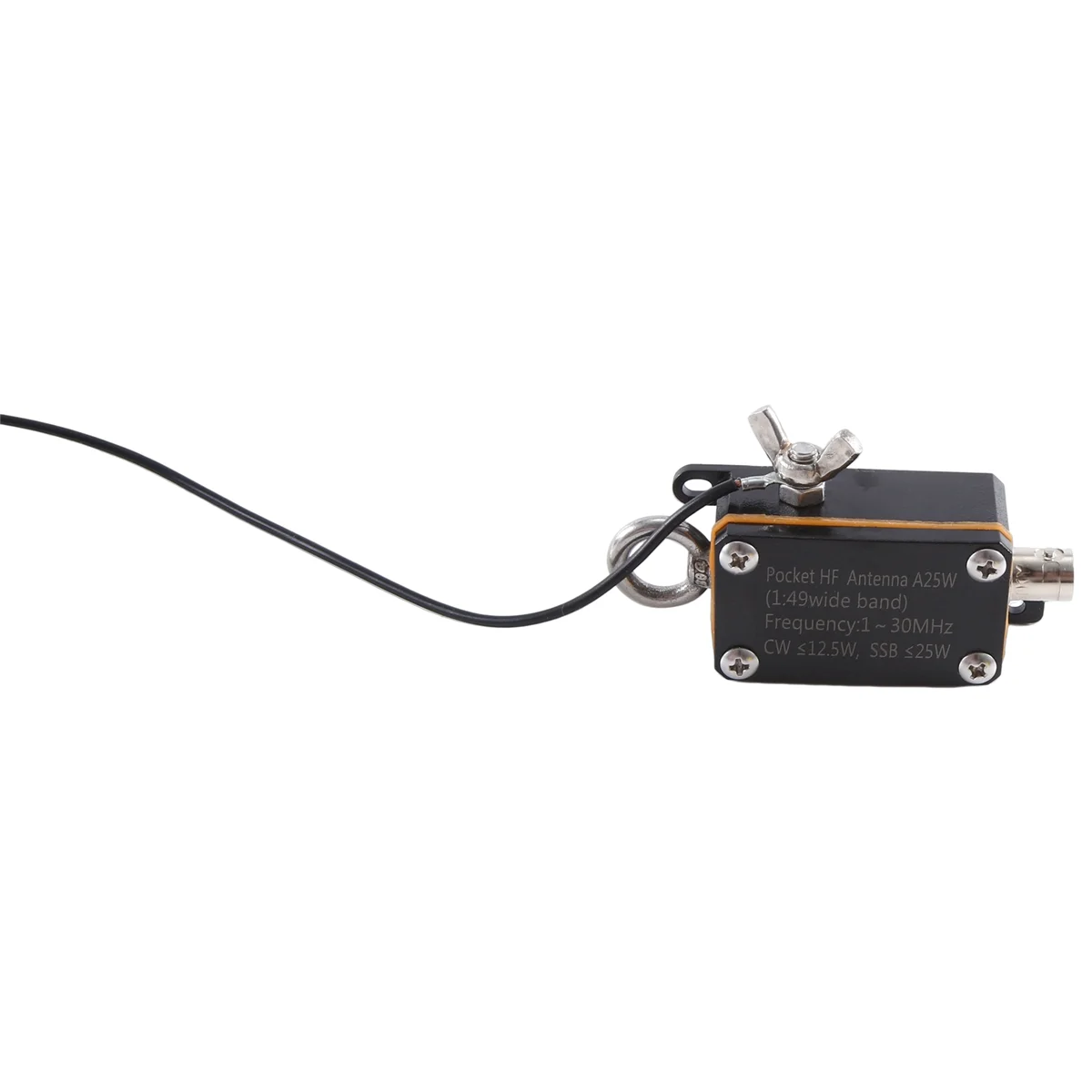 포켓 HF 안테나, A25 포켓 단파 안테나, 반전 V 수평 발룬 긴 라인, 1-30MHz