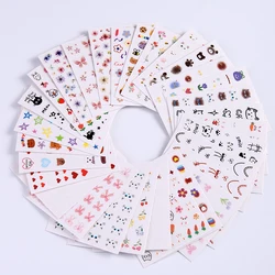 Whimsical Nail Art Sticker Collection, Fun DIY Manicure Decor (30pcs - HK01)