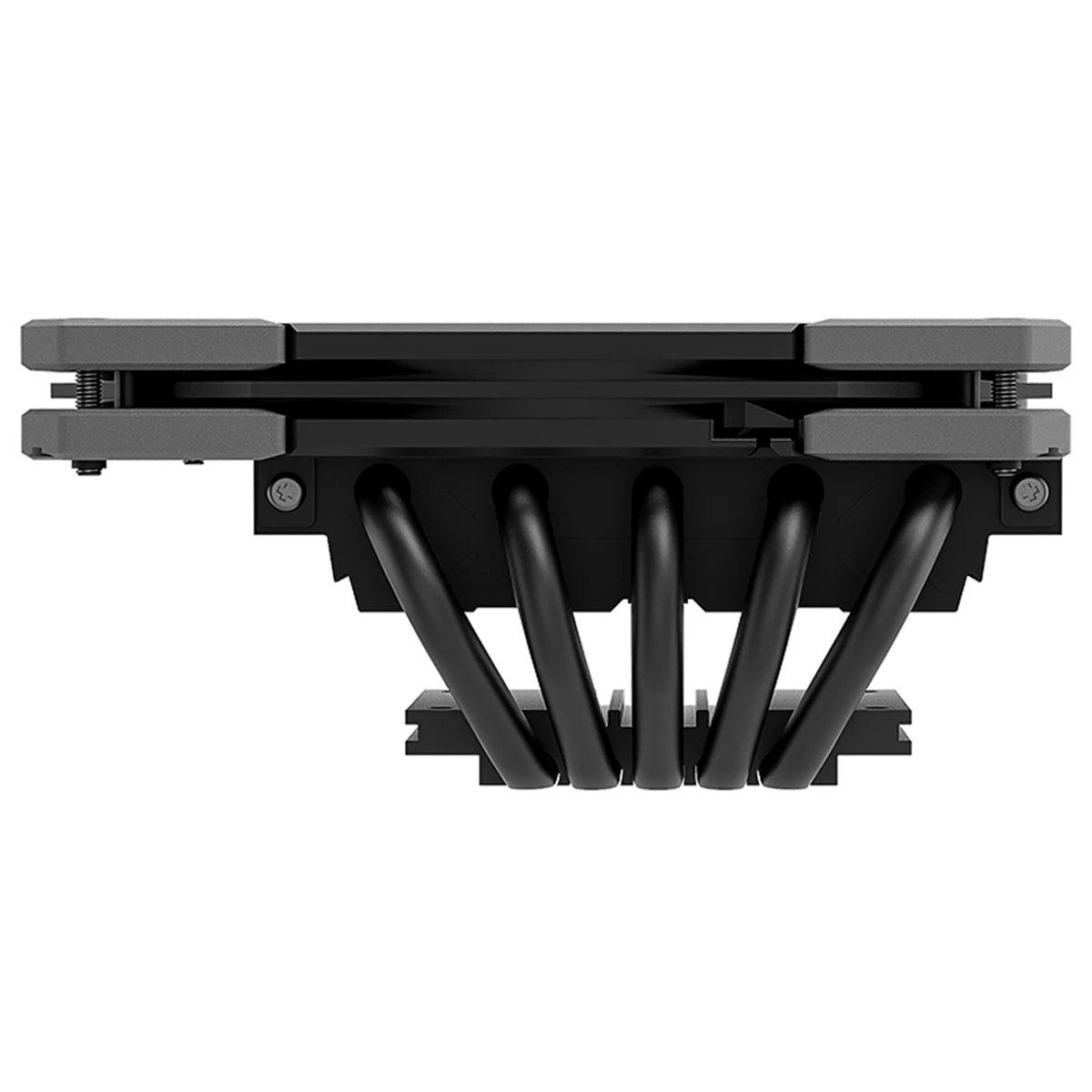 Id-resfriamento Is50x Baixo Perfil Cpu Radiador Lga1700 1200 115x Am4 Heatpipe Preto 12cm Ventilador de Refrigeração 55 mm Altura para a4 Chassi Ventiladores e resfriadores - Imagem 4