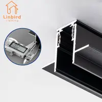 Magnetic Track Rail Modern Embedded Surface Celling Aluminum Flexible Linear Fixture LED Spotlight DC48V Ceiling Indoor Living 1