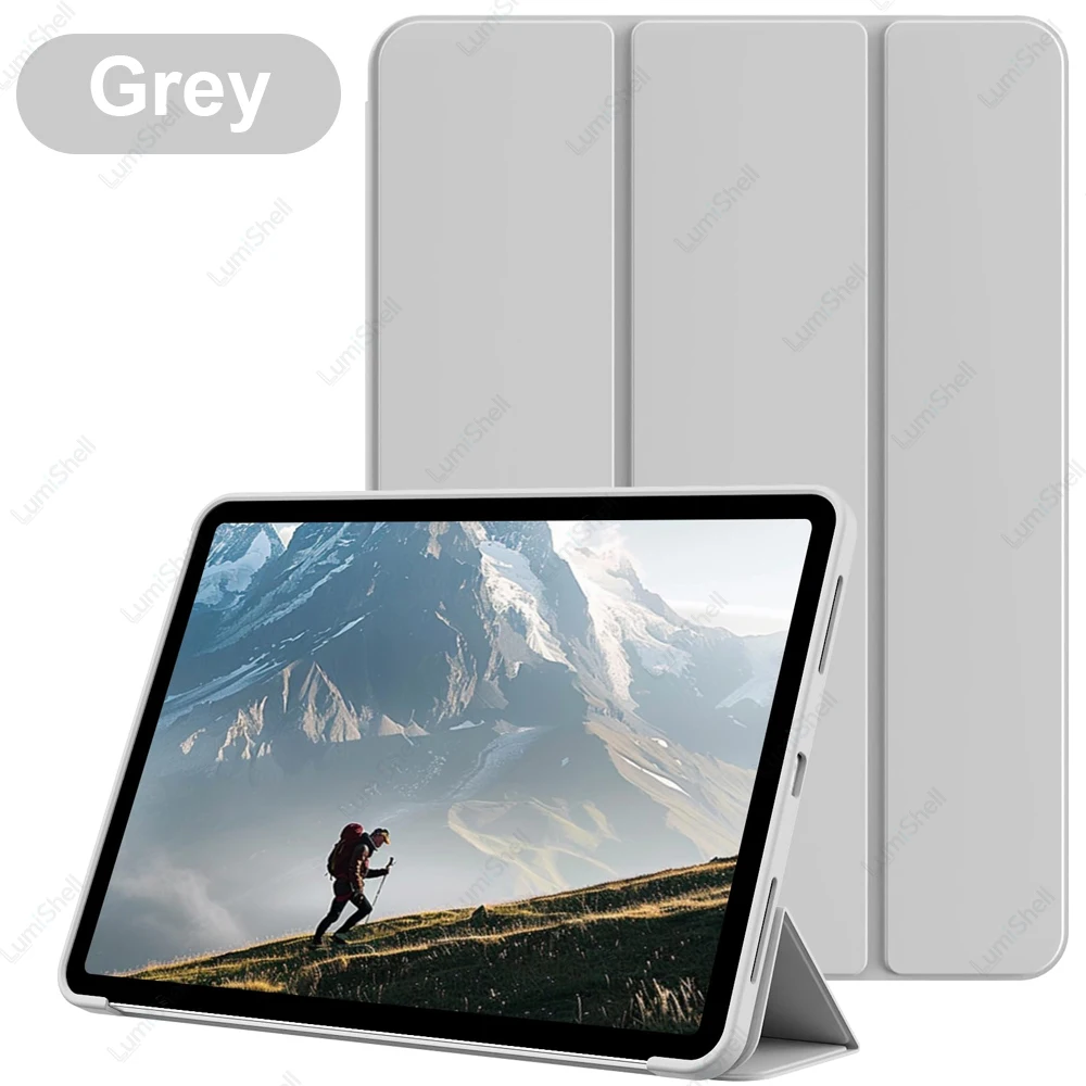 Premium Trifold Stand Case with Silicone Cover and Soft TPU Back Shell