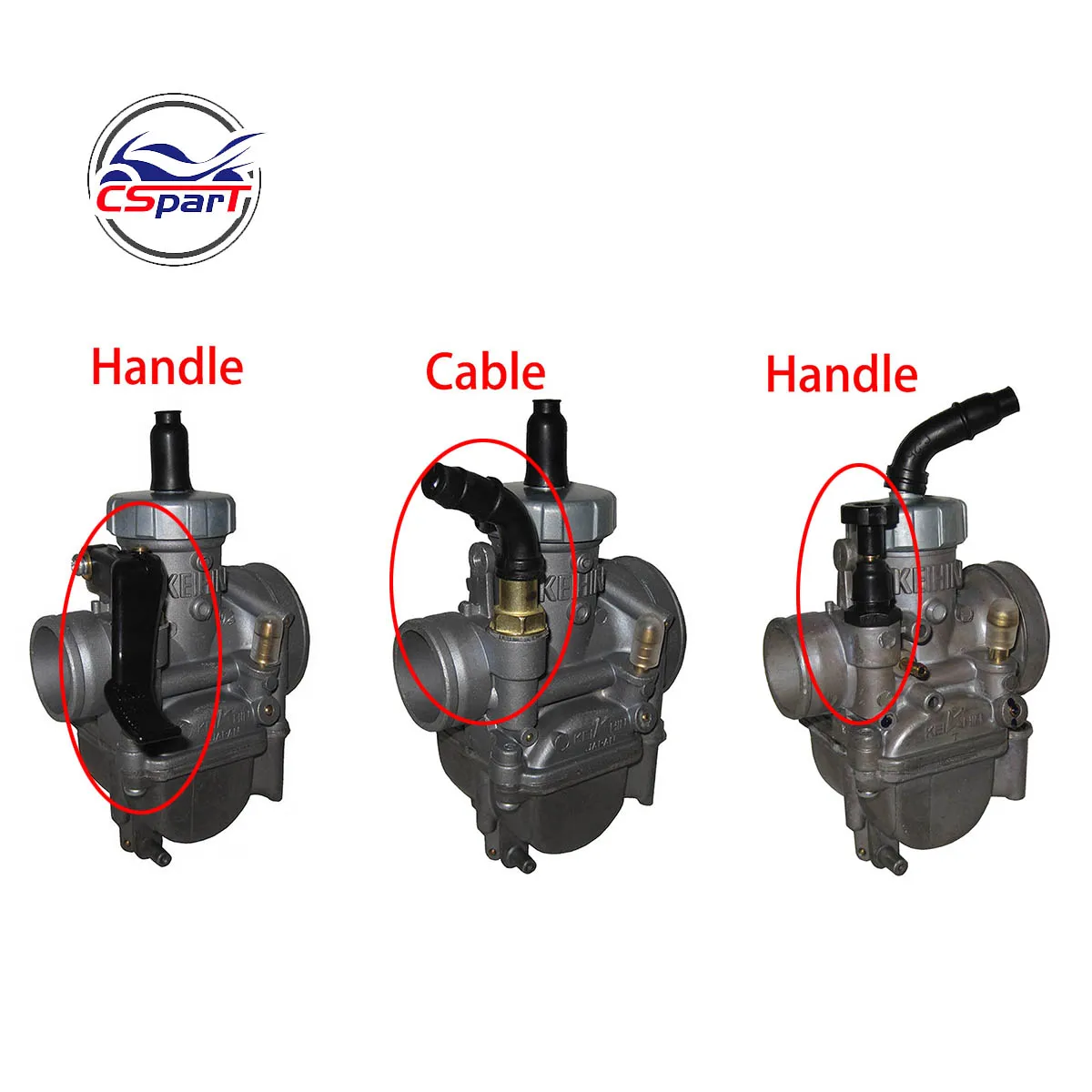 PE24 PE 24 ミリメートルキャブレター炭水化物ハンドチョック Keihin 