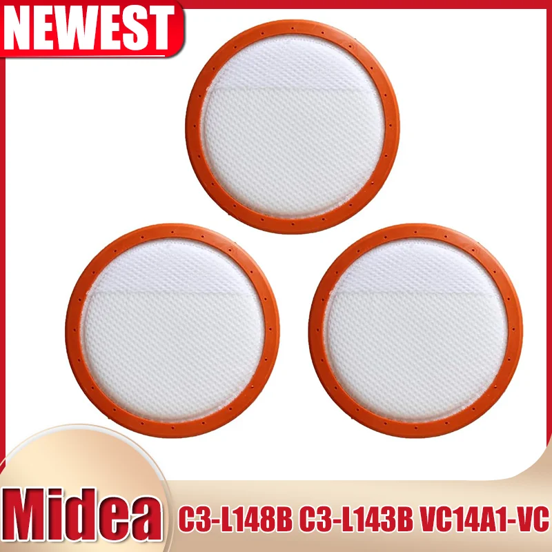 HEPA Filter for Midea C3-L148B C3-L143B VC14A1-VC Replacement Washable ...