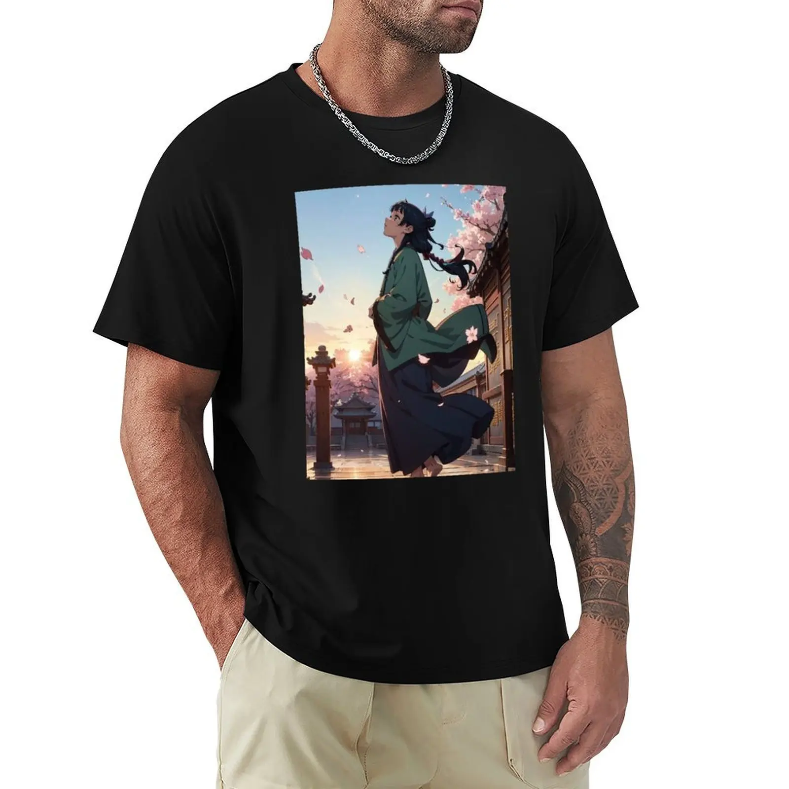 The Apothecary Diaries T-Shirt Moda Coreana Anime Vestiti T-Shirt Uomo