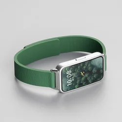 Magnetic Silicone Loop Strap - Comfortable, Replaceable Sport Bracelet Accessory - Huawei Band 8 (Alfalfa color)