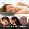 Ear Pillow With Ear Hole For Sleeping with Sore Ear Pain Memory Foam Pillow Suitable For Use By CNH Patients Soothing Ear Pain 3